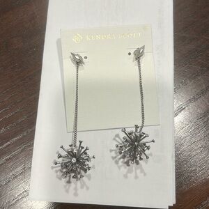 Kendra Scott post long earrings with sparkle
